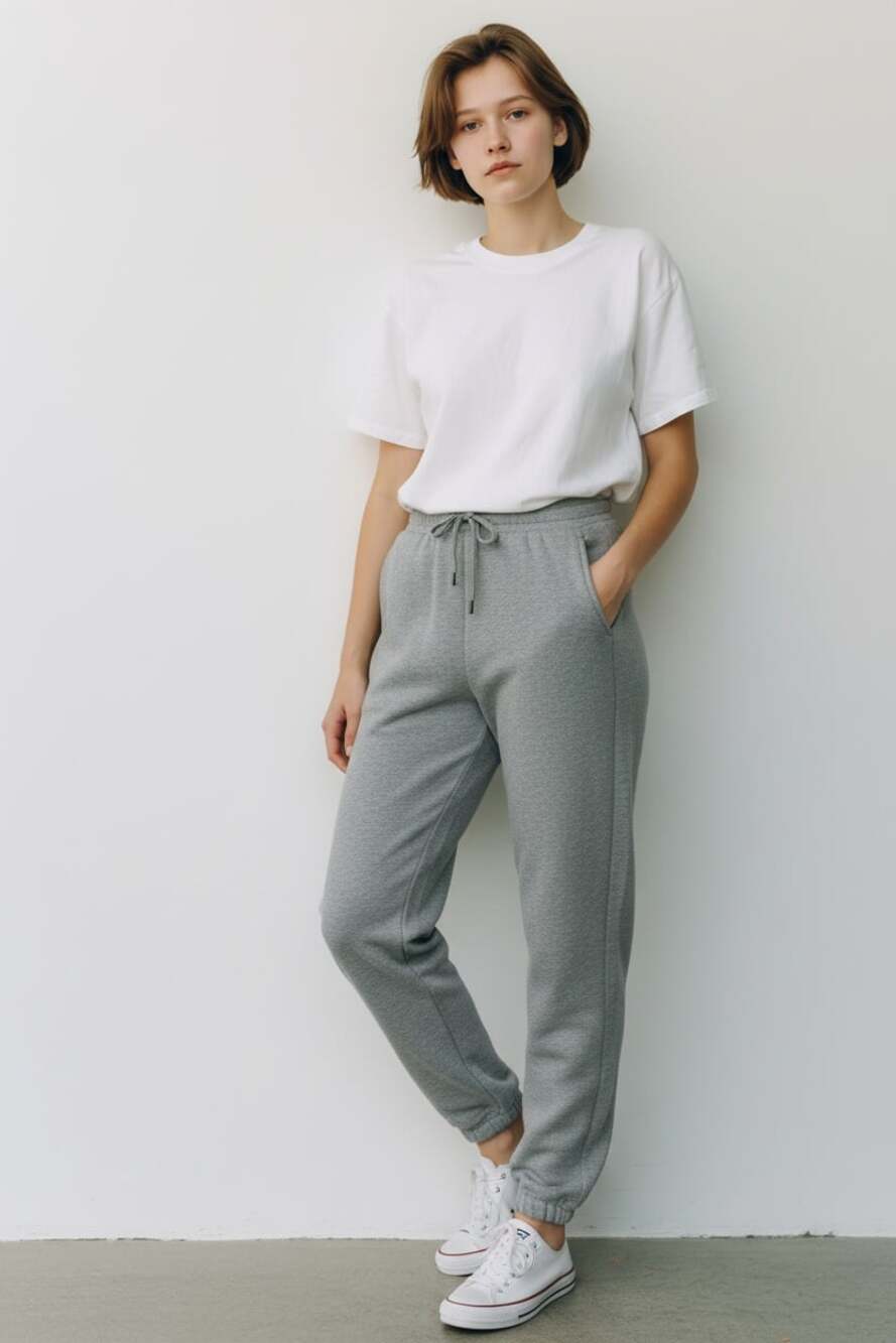 James Perse - Classic Gray Cotton Sweatpant size 0